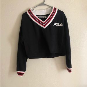 Fila Long sleeve crop top